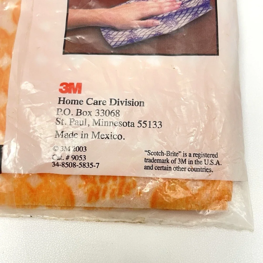 NEW Scotch Brite Kitchen And General Purpose Wipes 5 Pack‎ Orange